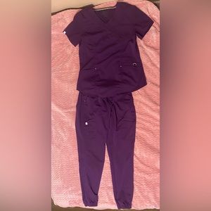 Scrubstar Eggplant purple scrub set